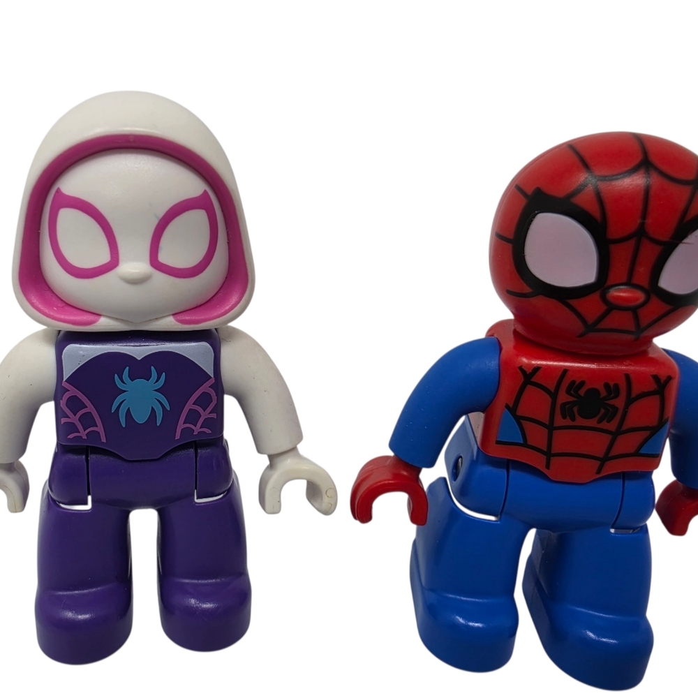 Duplo Lego Spiderman Gwen Spidey Ghost Lot of 2